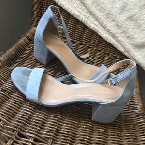 Target A New Day baby blue block heels